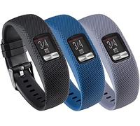Tyogeephy Correa para Garmin Vivofit 4, Suave Silicona Reemplazo Correa para el rastreador de actividad Garmin Vivofit 4, Pequeño, Grande