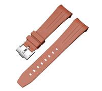 Tyogeephy Correa para Reloj Swatch X Blancpain MoonSwatch Rolex de 22mm Correa de Repuesto de Silicona Goma Correa Curva sin huecos, Pulsera de Repuesto de Reloj de Caucho 22mm