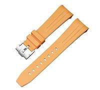 Tyogeephy Correa para Reloj Swatch X Blancpain MoonSwatch Rolex de 22mm Correa de Repuesto de Silicona Goma Correa Curva sin huecos, Pulsera de Repuesto de Reloj de Caucho 22mm