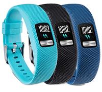 Tyogeephy Correa para Vivofit 4, silicona suave, para Vivofit 4, con cierre de hebilla de metal seguro, tamaño grande y pequeño