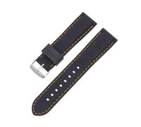 Tyogeephy Correa Silicona Compatible con 16mm/18mm/20mm/22mm/24mm Pulsera de Repuesto para 16mm/18mm/20mm/22mm/24mm Watch Band