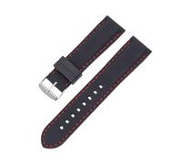 Tyogeephy Correa Silicona Compatible con 16mm/18mm/20mm/22mm/24mm Pulsera de Repuesto para 16mm/18mm/20mm/22mm/24mm Watch Band