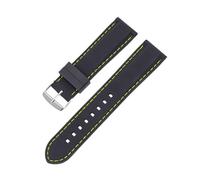 Tyogeephy Correa Silicona Compatible con 16mm/18mm/20mm/22mm/24mm Pulsera de Repuesto para 16mm/18mm/20mm/22mm/24mm Watch Band