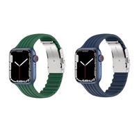 Tyogeephy Correas Compatible con Apple Watch Correa 42mm 44mm 45mm 49mm, Banda de Pulsera de Silicona Deportiva Suave para iWatch Series Series 9 8 7 6 5 4 3 2 1 SE Ultra
