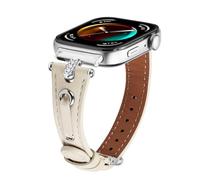 Tyogeephy Correas Compatible con Huawei Watch Fit 3, Correas de Repuesto Ajustables Cuero Genuino Correa de Repuesto para Huawei Watch Fit 3