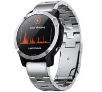 Tyogeephy Correas Compatible para Garmin instinct 2X/D2 bravo/Quaitx 3/Fenix 7x Correa de Acero Inoxidable Ajustable de Reloj para Descent mk1/Descent mk3 51mm/Fenix 6X Correa de Metal