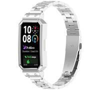 Tyogeephy Correas compatibles con Huawei band 10/9/8, bandas de metal de acero inoxidable para negocios, pulsera de repuesto