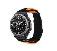 Tyogeephy Correas de reloj compatibles con Amazfit T-Rex 3, correa deportiva de nailon de camuflaje militar con diseño de bucle tejido