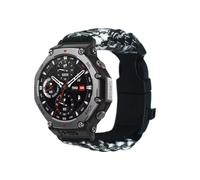 Tyogeephy Correas de reloj compatibles con Amazfit T-Rex 3, correa deportiva de nailon de camuflaje militar con diseño de bucle tejido
