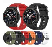 Tyogeephy Correas de Reloj Compatibles con Amazfit T-Rex 3 Pro, Correas Deportivas de Silicona para Mujer y Hombre, Pulsera de Repuesto
