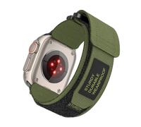 Tyogeephy Correas de reloj compatibles con Apple Watch Series 10 42MM/Series 9 41MM/Series 8 41MM, correa deportiva de nailon de camuflaje militar con diseño de bucle tejido