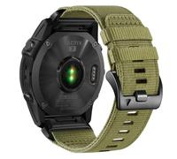 Tyogeephy Correas de reloj compatibles con Garmin Fenix 8 47MM/Fenix E 47MM/Instinct/Fenix 7/6/5/Forerunner 945, correa deportiva de nailon de camuflaje militar con diseño de bucle tejido