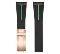 Tyogeephy Correas de Reloj Compatibles con Rolex Submariner, Correas Deportivas de Silicona para Mujer y Hombre, Pulsera de Repuesto para 20mm Tracker