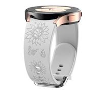 Tyogeephy Correas para Garmin vivomove Trend/Forerunner158/Forerunner 55/Galaxy Watch 6/5/4 Silicona Pulseras Mujer Hombre