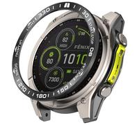 Tyogeephy Diseño de Bisel Compatible con Fenix 8 AMOLED 51mm Cubierta Adhesiva de Anillo de Bisel,Protección Antiarañazos Cubierta Protectora de Bucle de Bisel Metal