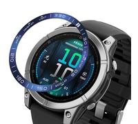 Tyogeephy Diseño de Bisel Compatible con Garmin Fenix 8 51MM Cubierta Adhesiva de Anillo de Bisel,Protección Antiarañazos Cubierta Protectora de Bucle de Bisel Metal para Fenix 8 51MM