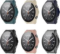 Tyogeephy Estuches compatibles con xiaomi watch S1 Coque protector de pantalla TPU Armor Shell Estuche protector para xiaomi watch S1 Smartwatch