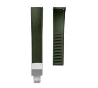 Tyogeephy FKM CTS Cinturino per Orologio 16-22mm Chiusura Rapida in Silicone Impermeabile Resistente ai Raggi UV per Omega e Orologi - Tagliabile su Misura