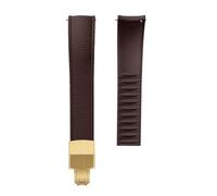 Tyogeephy FKM CTS Cinturino per Orologio 16-22mm Chiusura Rapida in Silicone Impermeabile Resistente ai Raggi UV per Omega e Orologi - Tagliabile su Misura