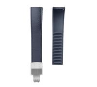 Tyogeephy FKM CTS Cinturino per Orologio 16-22mm Chiusura Rapida in Silicone Impermeabile Resistente ai Raggi UV per Omega e Orologi - Tagliabile su Misura