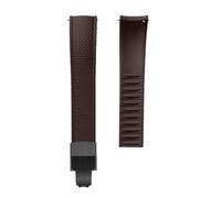 Tyogeephy FKM CTS Cinturino per Orologio 16-22mm Chiusura Rapida in Silicone Impermeabile Resistente ai Raggi UV per Omega e Orologi - Tagliabile su Misura