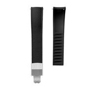 Tyogeephy FKM CTS Cinturino per Orologio 16-22mm Chiusura Rapida in Silicone Impermeabile Resistente ai Raggi UV per Omega e Orologi - Tagliabile su Misura