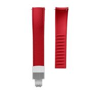 Tyogeephy FKM CTS Cinturino per Orologio 16-22mm Chiusura Rapida in Silicone Impermeabile Resistente ai Raggi UV per Omega e Orologi - Tagliabile su Misura