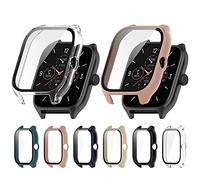 Tyogeephy Funda Compatible con Amazfit GTS 4 Mini Protector Funda, TPU Cubierta Completa del de Pantalla A Prueba de arañazos Protector Parachoques Shell para Amazfit GTS 4 Mini