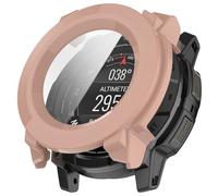 Tyogeephy Funda Compatible con Garmin Instinct 3 AMOLED/Solar 50mm Case,Mate Protector de Pantalla Hard PC Funda Anti-Scratch Cover con Instinct 3 AMOLED/Solar 50mm Mujer Hombre