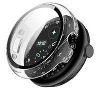 Tyogeephy Funda Compatible con Google Pixel Watch 4 45mm Case,Mate Protector de Pantalla Hard PC Funda Anti-Scratch Cover con Pixel Watch 4 45mm Mujer Hombre