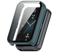 Tyogeephy Funda Compatible con Honor band 9, con Cristal Templado Protector de Pantalla, Anti Rasguños 9H Dureza PC Carcasa Protectora para Honor band 9