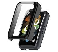 Tyogeephy Funda Compatible con Huawei Band 7/Band 6, Honor Band 7/Band 6 Protector de pantalla Suave TPU Resistente a los arañazos Full Cover para Huawei Band 7 Smartwatch Accesorios