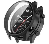 Tyogeephy Funda Compatible con Oneplus watch 2R, Carcasa Protectora con Cristal Templado Protector de Pantalla, [Dureza 9H] Protección Carcasa Compatible con Oneplus watch 2R