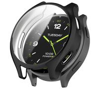 Tyogeephy Funda Compatible con Xiaomi Watch 2, con Protector de Pantalla, Protección Completa Carcasa para, TPU Flexible antirrayas para Mi Watch 2