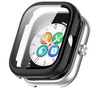 Tyogeephy Funda para Honor Choice haylou Watch con Protector de Pantalla de Cristal Vidrio Templado, Protección Completa Duro PC Carcasa