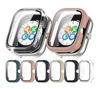 Tyogeephy Funda para Honor choice haylou watch con Protector de Pantalla de Cristal Vidrio Templado, Protección Completa Duro PC Carcasa