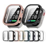 Tyogeephy Funda Rígida para Amazfit Bip MAX (A2568) con Tempered Glass - Antichoque & Resistente a Rayones