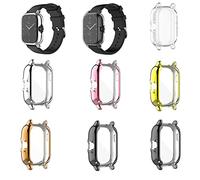 Tyogeephy Fundas Compatible con Xiaomi Amazfit GTS 2 2e / GTS3, Funda protectora ultradelgada Suave TPU Shockproof Parachoques Shell