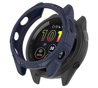 Tyogeephy Fundas compatibles con Garmin Forerunner 265, protector de pantalla chapado en PC, funda protectora protectora Armor Shell para Garmin Forerunner 265 Fitness Tracker