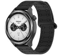 Tyogeephy Imán de silicona Correas de Reloj Compatibles con Amazfit T-REX 3 Pro/Xiaomi Watch S4, Correas Deportivas de Silicona para Mujer y Hombre, Pulsera de Repuesto