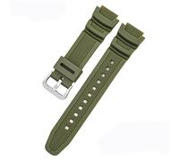 Tyogeephy Impermeable resina natural Reemplazo Correa 18mm para Casio AQ- S800W SGW-300H MRW-200H AE-1200 W-800H W-735H
