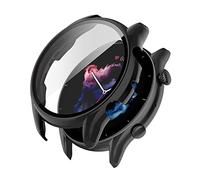 Tyogeephy Pantalla Protector Funda Compatible con Amazfit GTR 3 Pro/GTR 3 Watch TPU Delgado Funda [3D Full Coverage] Shell Protector para Amazfit GTR 3 Pro/GTR 3