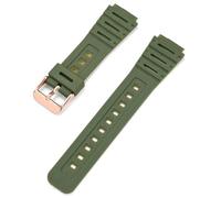 Tyogeephy Pulsera de Reemplazo en Resina 18mm para Casio AE-1200, AE-1300, AE-1500, WS-1600, CA-500, CA-53 - Impermeable, Deportivo, Montaje Fácil