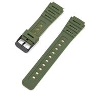 Tyogeephy Pulsera de Reemplazo en Resina 18mm para Casio AE-1200, AE-1300, AE-1500, WS-1600, CA-500, CA-53 - Impermeable, Deportivo, Montaje Fácil
