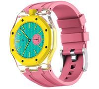 Tyogeephy Pulsera en Silicone Transparente para Swatch Royal Pop (40mm) - Compatible con la Caja Original, Cambio Rápido