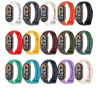 Tyogeephy Pulsera para Xiaomi Mi Band 8 Correas, Colorido Suave Silicona Pulsera Impermeable, Pulsera Correa para Xiaomi Mi Band 8