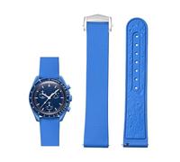 Tyogeephy Quick-release Correas de Reloj Compatibles con Omega Bioceramic MoonSwatch Collection/Seamaster 300, 20mm Correas Deportivas de Silicona para Mujer y Hombre, Pulsera de Repuesto