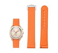 Tyogeephy Quick-release Correas de Reloj Compatibles con Omega Bioceramic MoonSwatch Collection/Seamaster 300, 20mm Correas Deportivas de Silicona para Mujer y Hombre, Pulsera de Repuesto