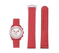 Tyogeephy Quick-release Correas de Reloj Compatibles con Omega Bioceramic MoonSwatch Collection/Seamaster 300, 20mm Correas Deportivas de Silicona para Mujer y Hombre, Pulsera de Repuesto