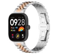 Tyogeephy Replacement Strap Compatible with Redmi watch 4 Metal Strap Stainless Steel Straps Applicable to Mi band 8 Pro Watch Accessories